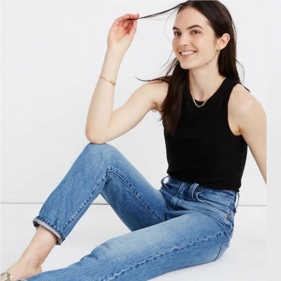 Madewell Top L Westville Tank Black - Picture 2 of 9